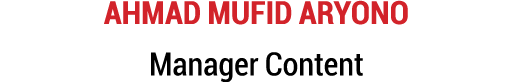 Ahmad Mufid Aryono Manager Content