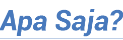 Apa Saja 