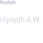 Naskah Hijriyah A W 