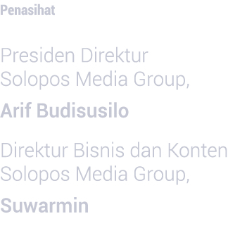 Penasihat Presiden Direktur Solopos Media Group, Arif Budisusilo Direktur Bisnis dan Konten Solopos Media Group, Suwa   
