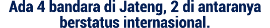 Ada 4 bandara di Jateng, 2 di antaranya berstatus internasional. 