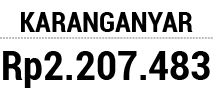 KARANGANYAR Rp2.207.483 