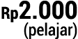 Rp2.000 (pelajar) 