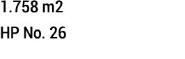 1.758 m2 HP No. 26
