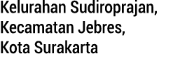 Kelurahan Sudiroprajan, Kecamatan Jebres, Kota Surakarta