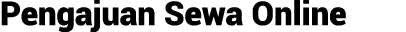 Pengajuan Sewa Online 