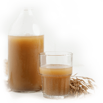 Jamu Beras Kencur, Indonesian Traditional Herbal Drink Made from Rice, Kencur or Aroatic Galangal Rhizome, and Sugar.