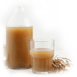Jamu Beras Kencur, Indonesian Traditional Herbal Drink Made from Rice, Kencur or Aroatic Galangal Rhizome, and Sugar.