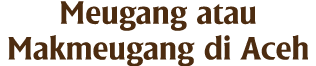 Meugang atau Makmeugang di Aceh 